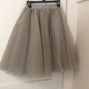 Gray tutu